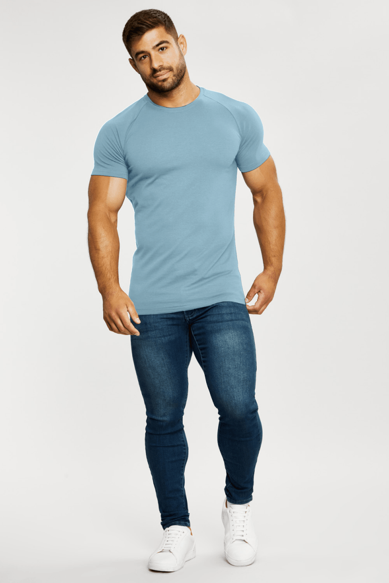 Athletic Fit Blue & White 5-Pack