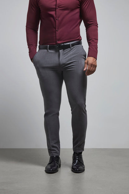 Athletic Fit Essential Pants in Charcoal