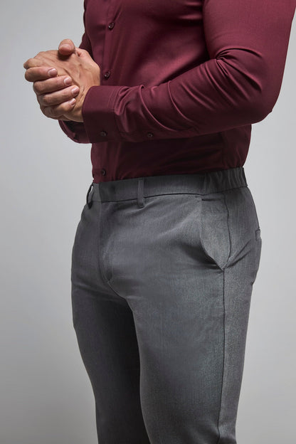 Athletic Fit Essential Pants in Charcoal