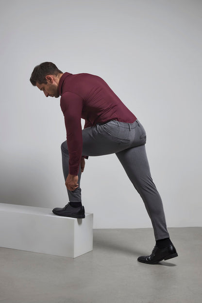 Athletic Fit Essential Pants in Charcoal