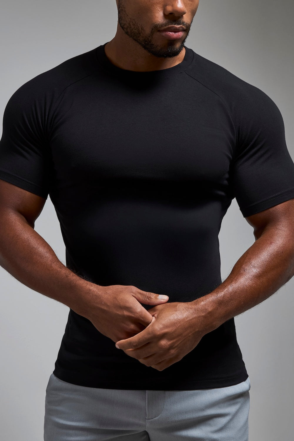 Athletic Fit T-Shirt in Black