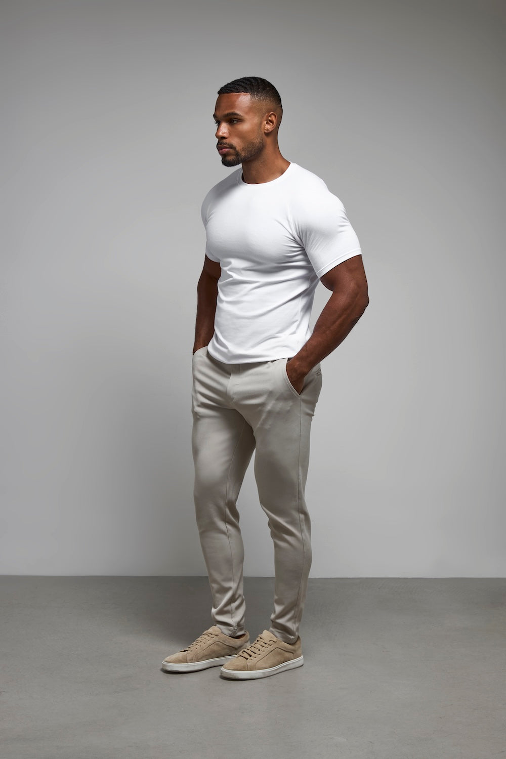 Athletic Fit T-Shirt in White