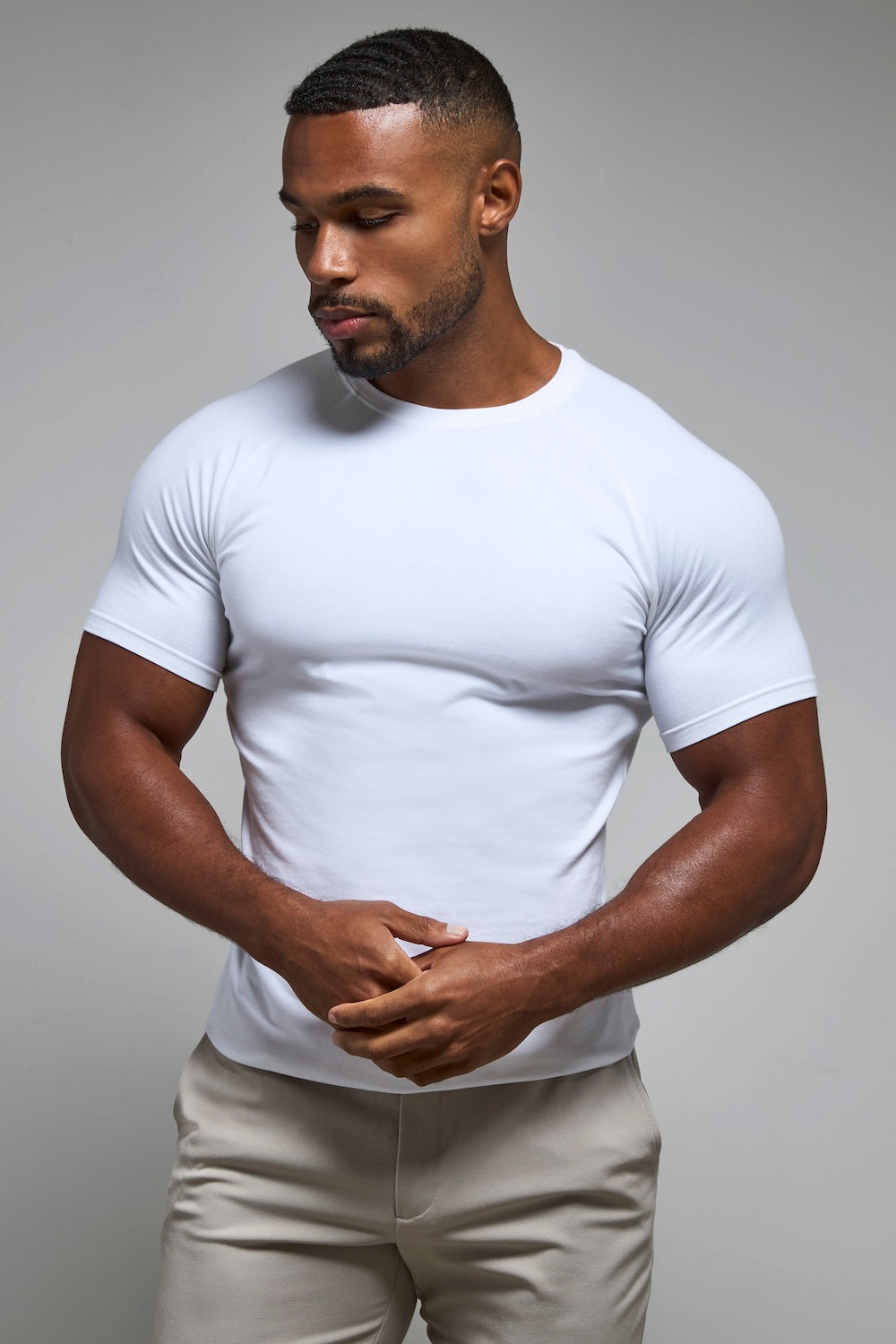 Athletic Fit T-Shirt in White